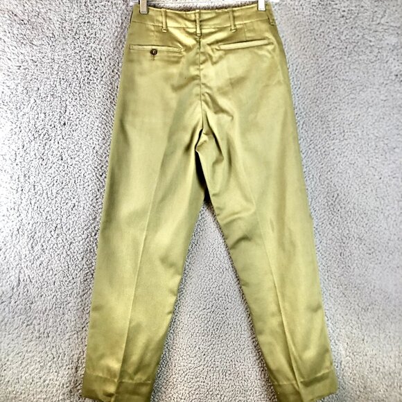VTG Boy Scouts Trousers 26x26 Pocket Flaps 50s/60s Union Made BSA uniform - Picture 2 of 6